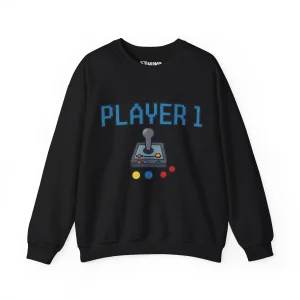 Bluza dla par z nadrukiem Player1 and Player2